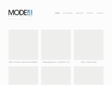 Tablet Screenshot of mode4architecture.com